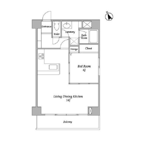 KDXレジデンス阿佐ヶ谷の物件間取画像